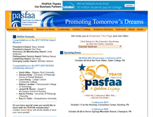 Tablet Screenshot of pasfaa.org